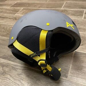 Anon Gray and Yellow Men's Helmet
